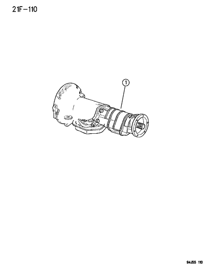 1996 Jeep Grand Cherokee Transmission Assembly Diagram 2 - Thumbnail
