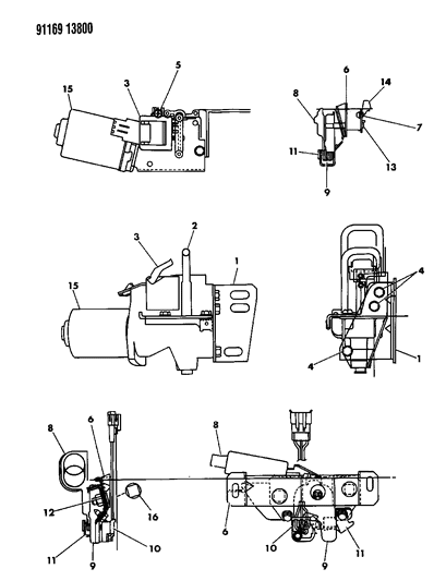 1991 Chrysler Imperial Deck Lid Power Pull Down Diagram