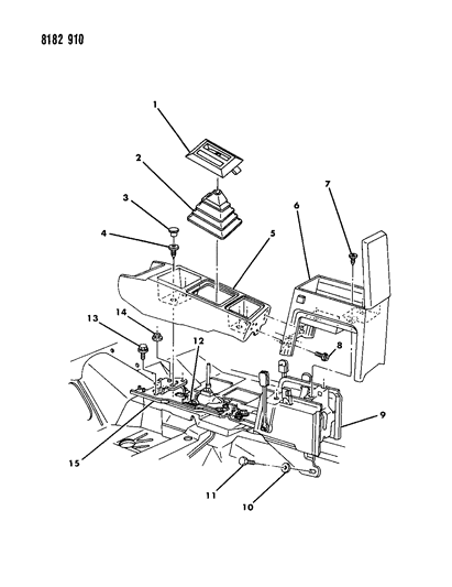 1988 Dodge Shadow Consulate Diagram 2 - Thumbnail