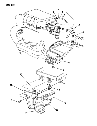 1989 Dodge Caravan Speed Control Diagram 2 - Thumbnail