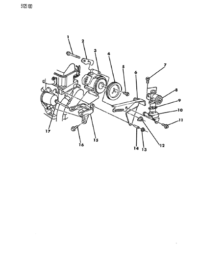 1985 Dodge Omni Air Pump Diagram 1 - Thumbnail
