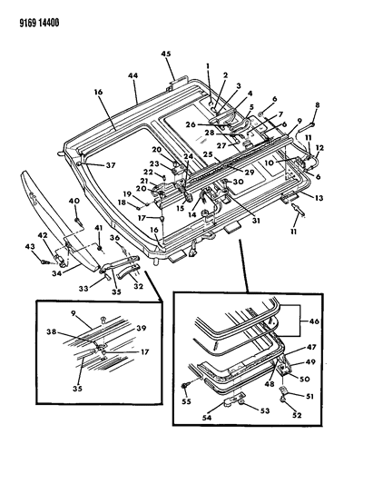 1989 Dodge Lancer Switch, Sensor Magnetic Diagram for 4467912