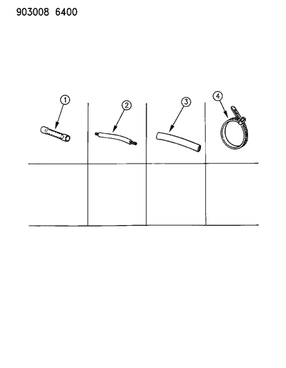 1992 Dodge Ram Wagon Wiring Harness Repair Crimp Pkg.-Fusible Link Pkg.-Heat Shrink Tube Diagram