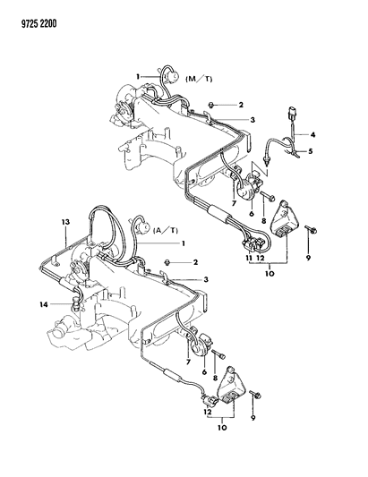 1989 Dodge Raider EGR System Diagram 1 - Thumbnail