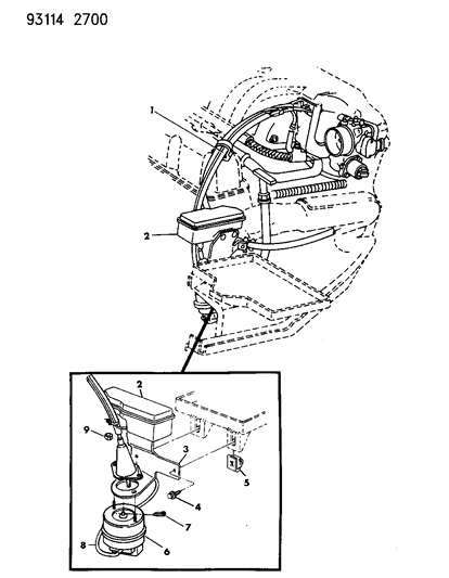 1993 Chrysler New Yorker Salon Speed Control Diagram 3 - Thumbnail