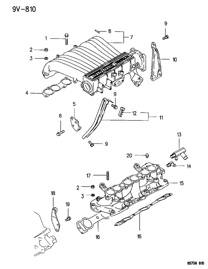 1996 Dodge Stealth Inlet Manifold Diagram 2 - Thumbnail