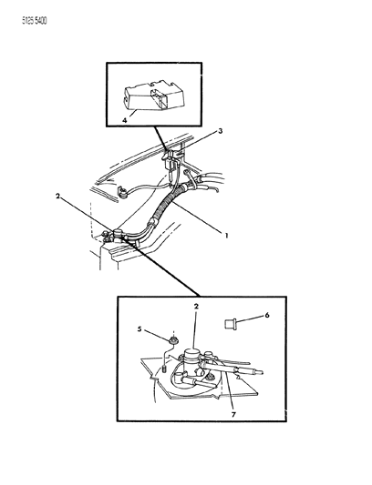 1985 Chrysler Executive Limousine Vapor Canister Diagram 3 - Thumbnail