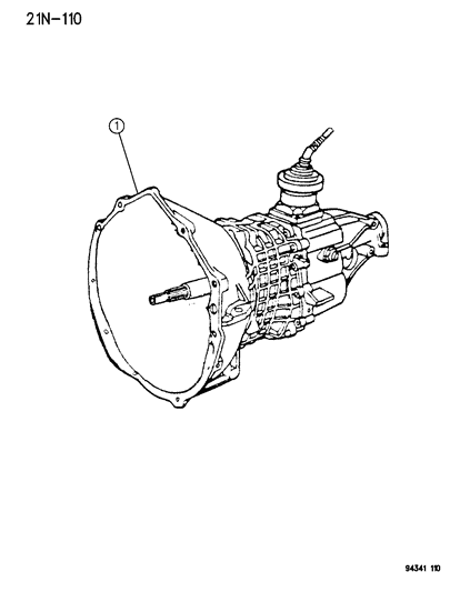 1994 Dodge Ram 1500 Transmission Diagram 1 - Thumbnail