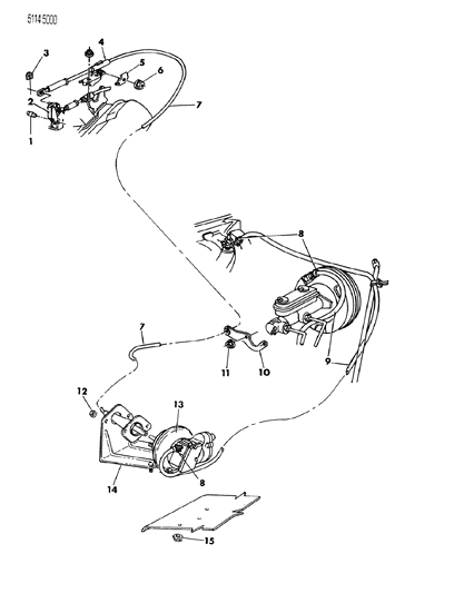 1985 Dodge Diplomat Speed Control - Electro Mechanical Diagram 1 - Thumbnail