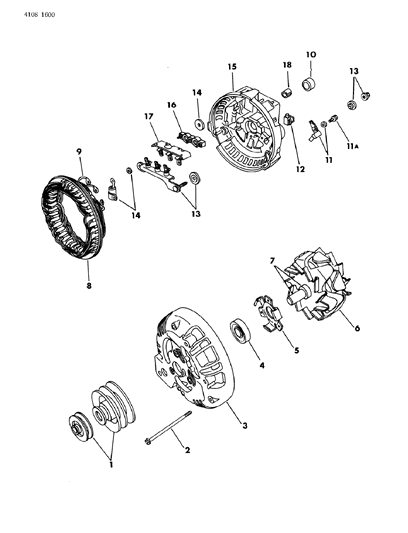 1984 Chrysler New Yorker Alternator Diagram 5 - Thumbnail