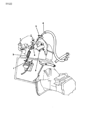 1985 Chrysler Executive Limousine Throttle Control Diagram 3 - Thumbnail