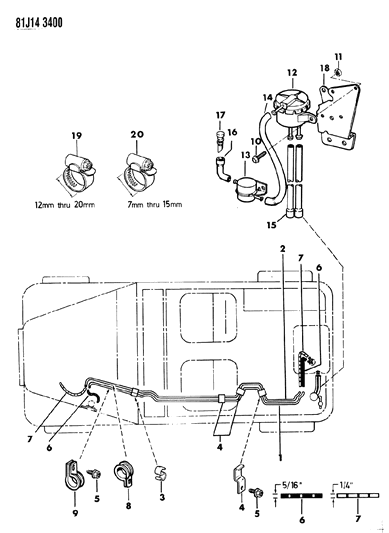 1986 Jeep Wrangler Fuel Line Diagram 1 - Thumbnail