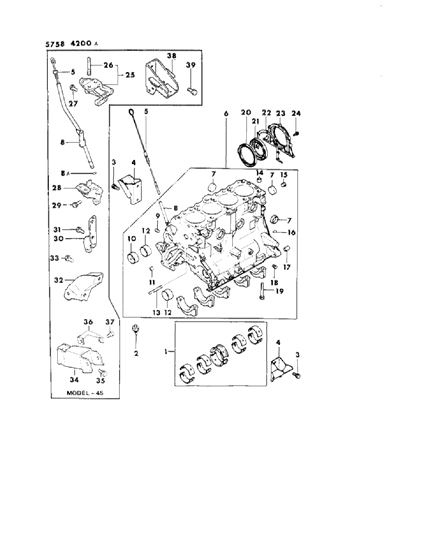 1986 Dodge Colt Cylinder Block Diagram 4 - Thumbnail
