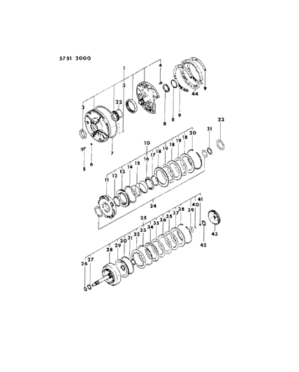 1985 Dodge Colt Tensioner Bolt Diagram for MF140234