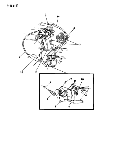 1989 Chrysler TC Maserati Speed Control Diagram 2 - Thumbnail