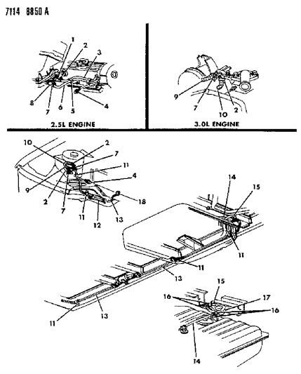 1987 Dodge Caravan Fuel Line Diagram 2 - Thumbnail