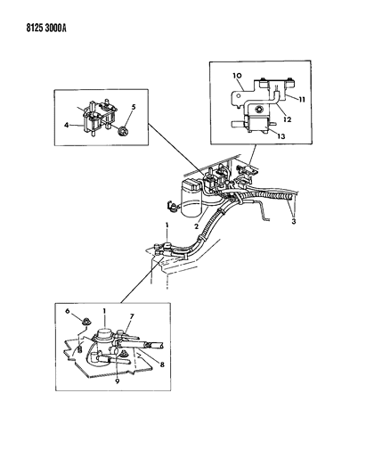 1988 Chrysler New Yorker Base Model Vapor Canister Diagram 2 - Thumbnail