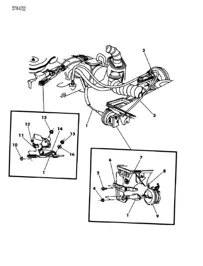 1985 Dodge Caravan Speed Control - Electro Mechanical Diagram 2 - Thumbnail
