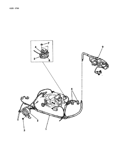 1984 Dodge Ram Wagon EGR System Diagram 8 - Thumbnail