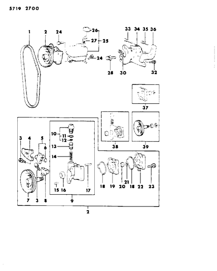 1985 Dodge Ram 50 Power Steering Pump Diagram 3 - Thumbnail