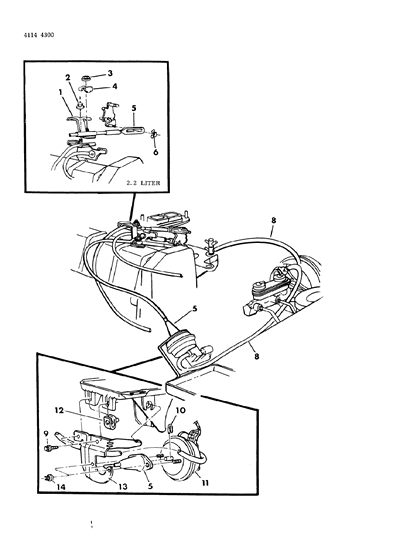 1984 Dodge Rampage Speed Control Diagram 1 - Thumbnail