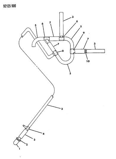 1992 Chrysler LeBaron GTC Speed Control/Canister Purge Harness Diagram