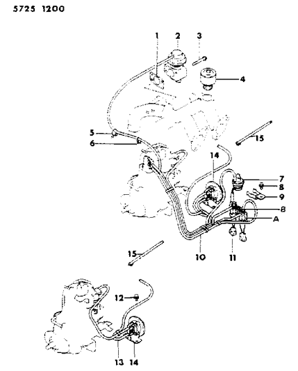 1986 Dodge Ram 50 EGR System Diagram 2 - Thumbnail