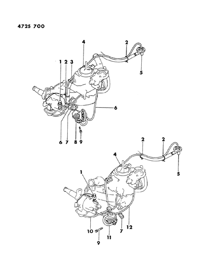 1984 Dodge Colt EGR System Diagram 1 - Thumbnail