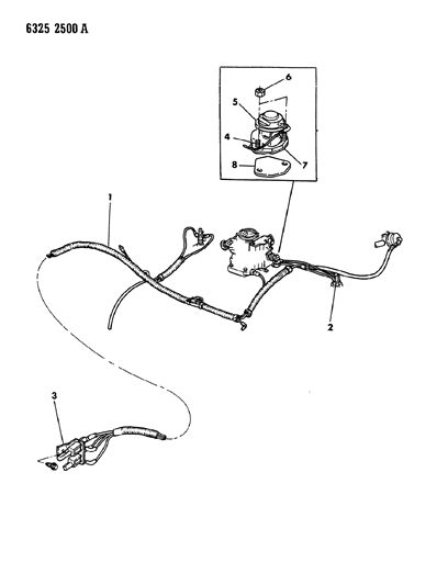 1987 Dodge D150 EGR System Diagram 3 - Thumbnail