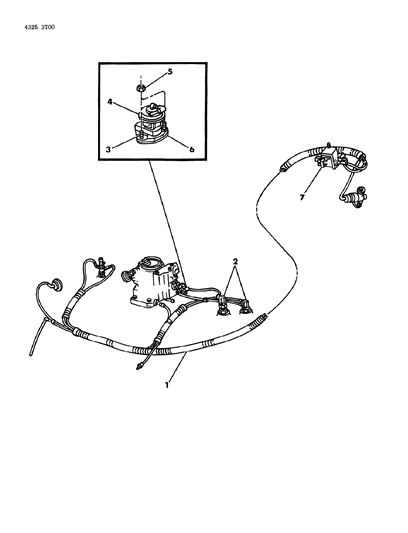 1985 Dodge Ram Wagon EGR System Diagram 5 - Thumbnail