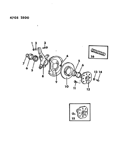 1984 Dodge Conquest Bolt , (10X32) Diagram for MB134533