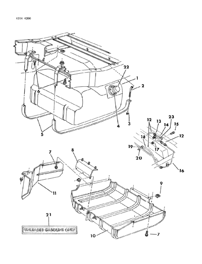1984 Dodge D350 Fuel Tank Diagram 1 - Thumbnail