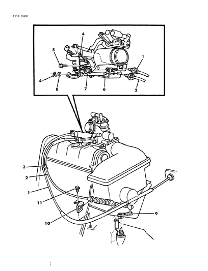 1984 Chrysler New Yorker Throttle Control Diagram 4 - Thumbnail