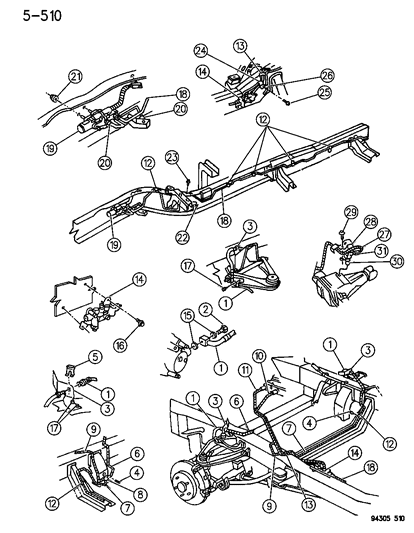 1995 Dodge Dakota Valve And Bracket, Propeller Metering W/Switch Diagram for 6031714