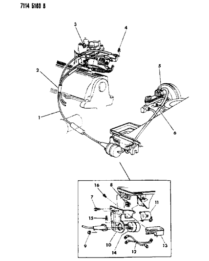 1987 Dodge Caravan Speed Control Diagram 2 - Thumbnail