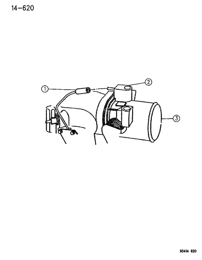 1994 Dodge Intrepid Throttle Body Diagram 1 - Thumbnail