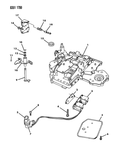 1989 Dodge D150 Valve Body Diagram 1 - Thumbnail