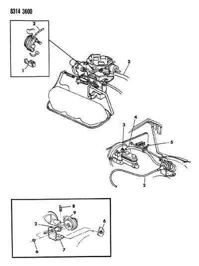 1988 Dodge D150 Speed Control Diagram 1 - Thumbnail