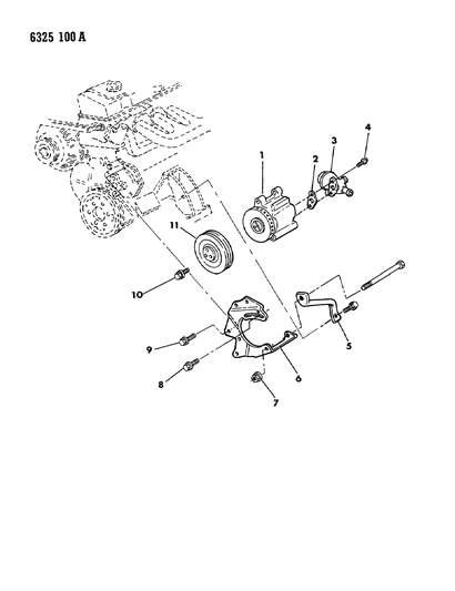 1987 Dodge D150 Air Pump Diagram 2 - Thumbnail