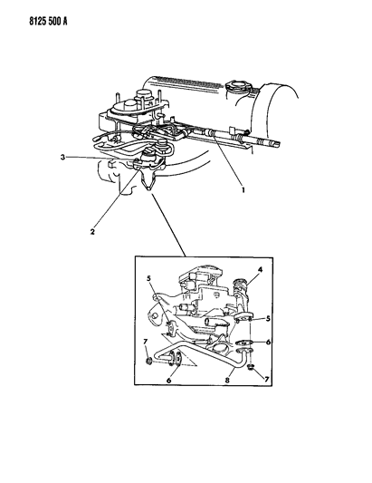 1988 Chrysler New Yorker Base Model EGR System Diagram 1 - Thumbnail