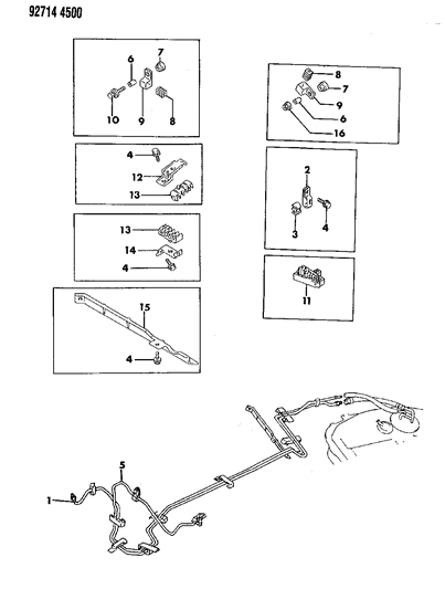 1993 Dodge Ram 50 Fuel Line Diagram 2 - Thumbnail