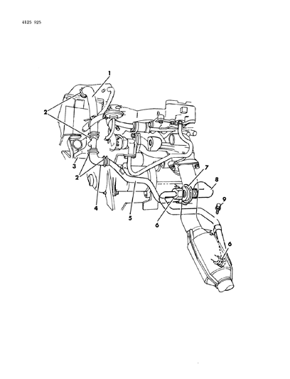1984 Dodge Rampage Aspirator Diagram 2 - Thumbnail