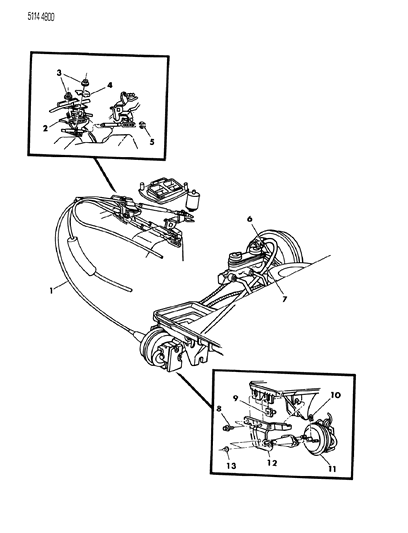 1985 Dodge Caravan Speed Control - Electro Mechanical Diagram 1 - Thumbnail