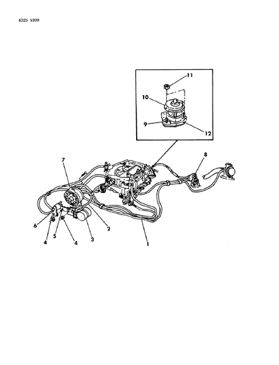1984 Dodge Ram Wagon EGR System Diagram 7 - Thumbnail