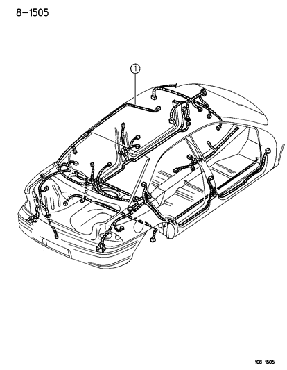 1996 Dodge Neon Wiring Power Steering Switch Diagram for 4793069