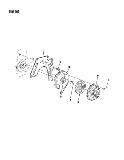 1989 Dodge Aries Clutch Diagram