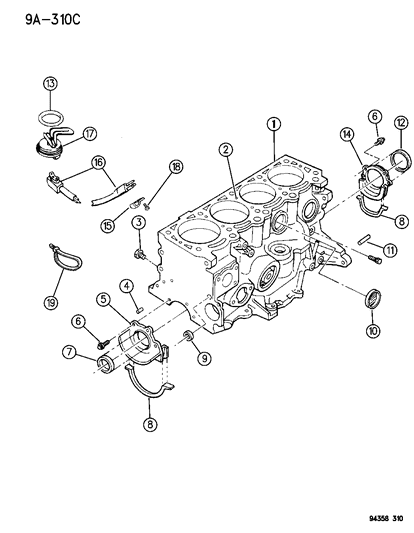 1995 Dodge Dakota Heating Unit Wiring Diagram for 56027117