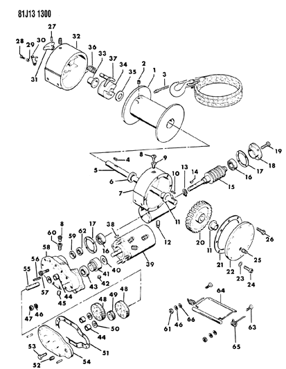 1986 Jeep Wrangler Winch Mounting Diagram 1 - Thumbnail