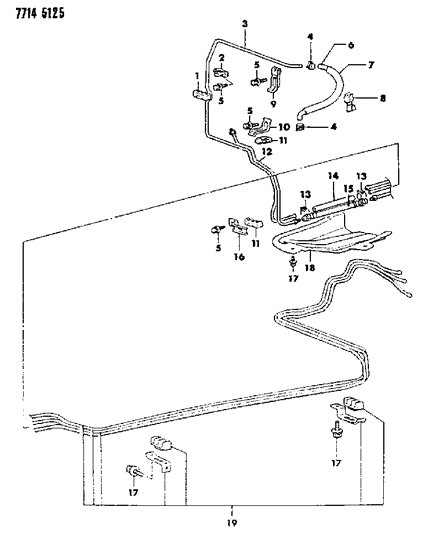 1988 Dodge Colt Fuel Line Diagram 3 - Thumbnail