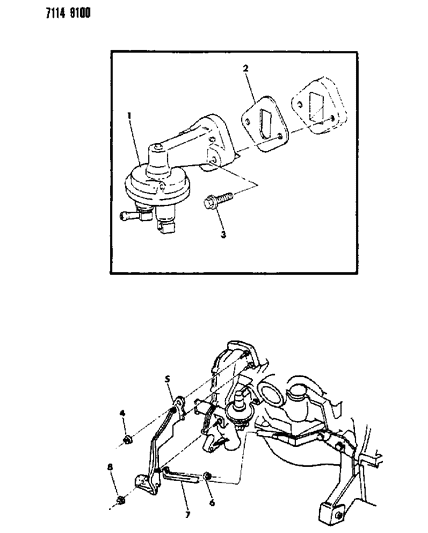 1987 Dodge Aries Fuel Pump Diagram 2 - Thumbnail